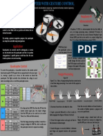 Individual Final Year Project Poster - Quadcopter Control With Gestures