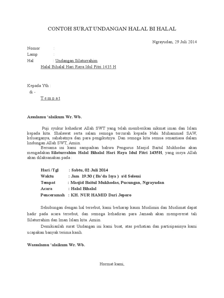 Teks Pembawa Acara Halal Bihalal Idul Fitri Terkait Teks