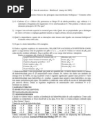 Biofísica - Lista-I-Biofisica