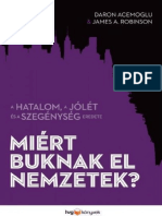 Daron Acemoglu James A Robinson Miert Buknak El Nemzetek PDF