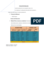 Costos de Producción