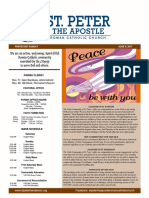  St. Peter the Apostle Bulletin 6-1-17