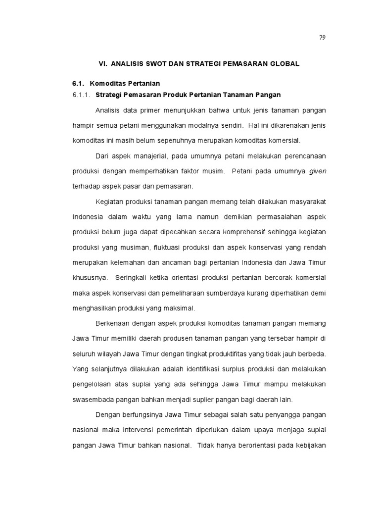 06 Analisis Swot Pertanian