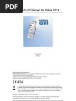 Telefone Celular - Nokia 6111_UG_pt