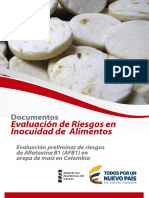 Aflatoxinas en Arepas