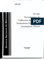PC-002 Procedimiento de Calibracion de (Tolvas)