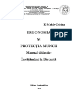 Ergonomia Si Protectiia Muncii. Manual Didactic-ID