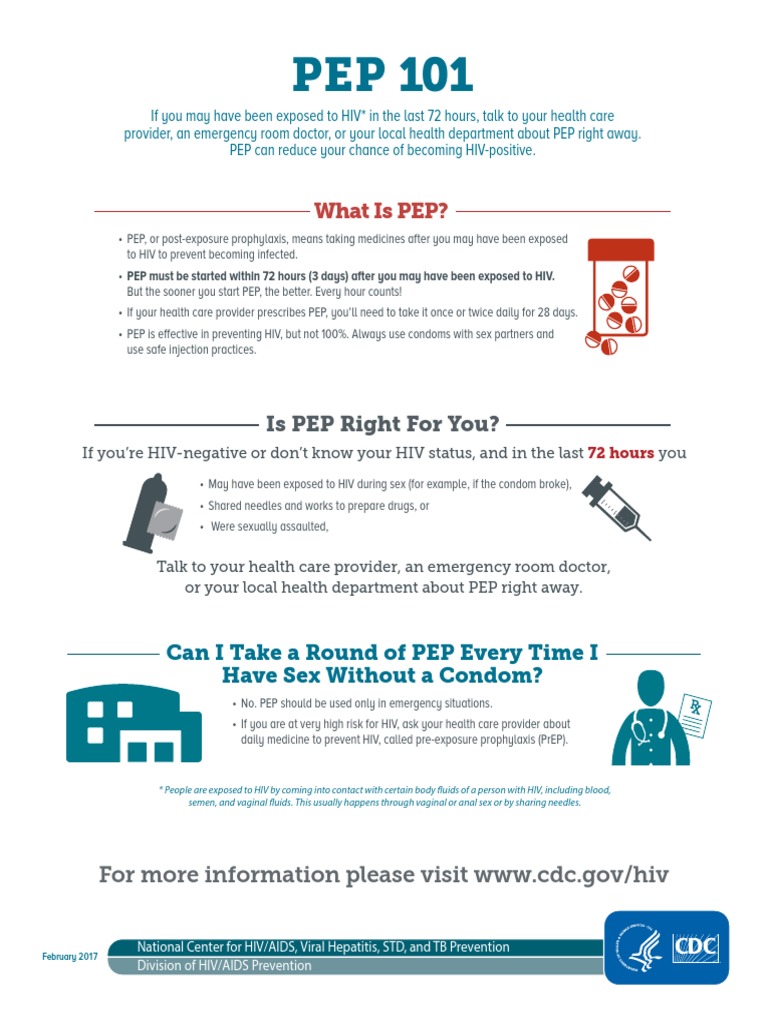 CDC Hiv Pep101 | PDF | Hiv/Aids | Urology