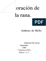Anthony de Mello - Libro La Oracion de La Rana