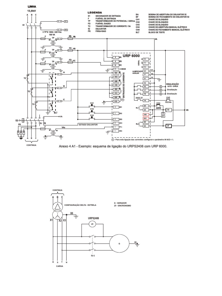 Anexo 4 A Exemplo Esquema De Ligação 600x R02 Pdf Pdf