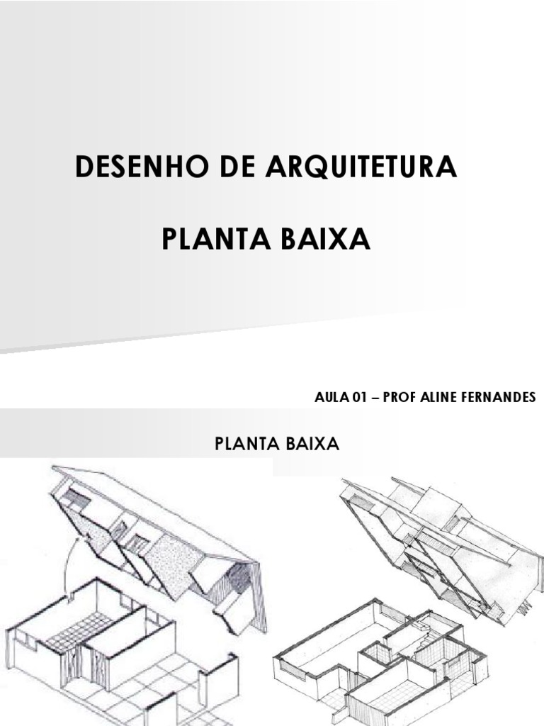 DESENHO DE ARQUITETURA - Planta Baixa PDF | PDF