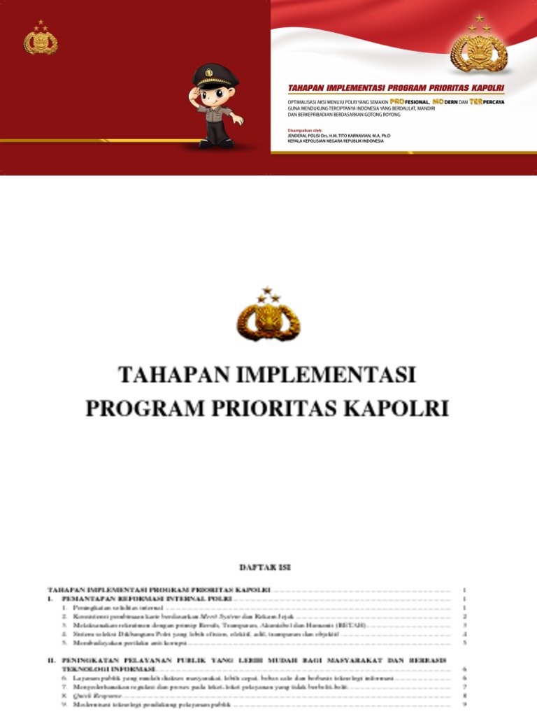 Implementasi Program Prioritas Kapolri | PDF | Bisnis