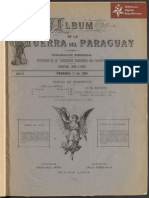 Albúm de La Guerra Del Paraguay, Propiedad de La Asociación de Guerreros Del Paraguay #1 Año 1893.