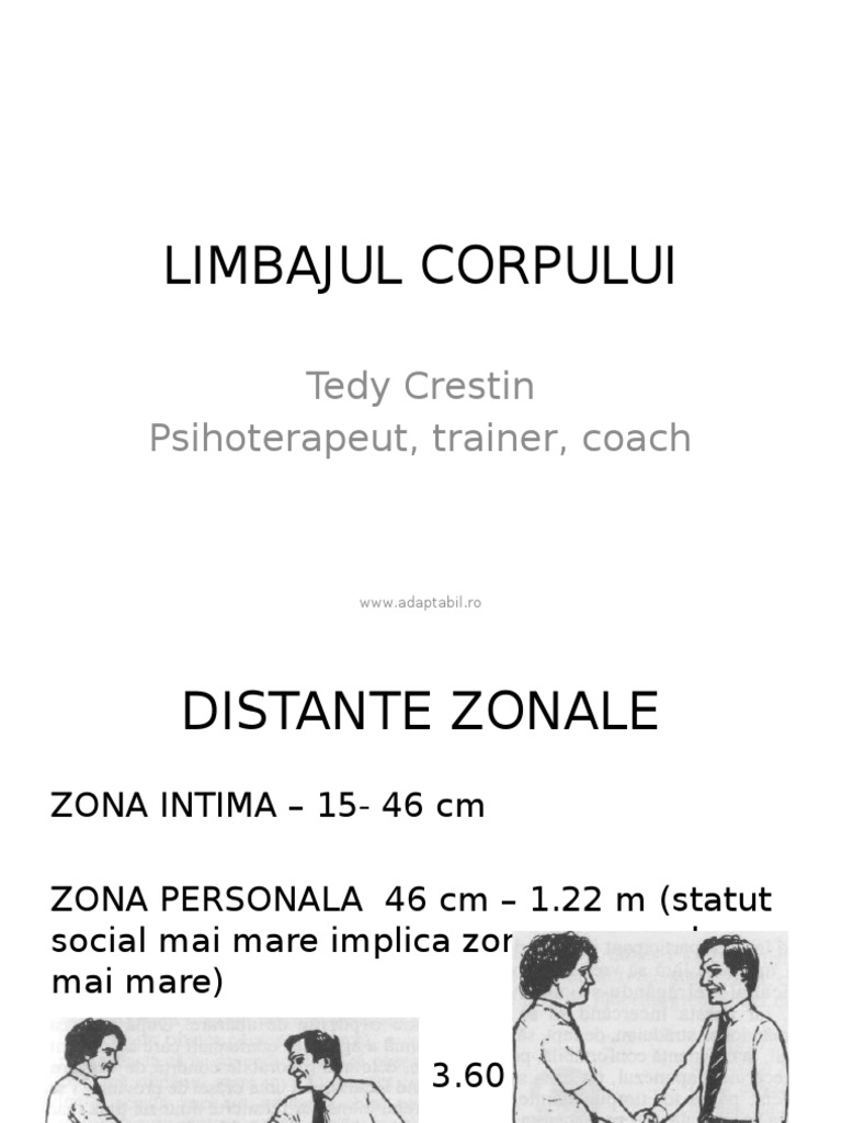 Introducere in Limbajul Corpului | PDF
