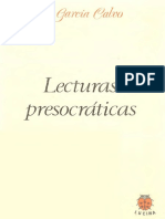 Agustin Garcia Calvo - LECTURAS PRESOCRA PDF