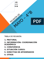 Reunión de Apoderados Mayo