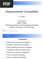 Requirements Traceability: Soberit