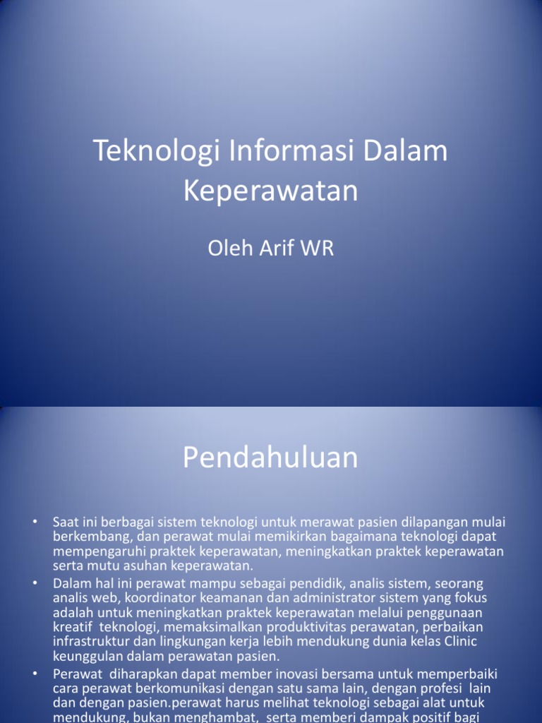 Perkembangan Terbaru dalam Teknologi Keperawatan: Meningkatkan Kualitas Perawatan Pasien