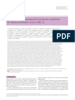3rd ESO-ESMO International Consensus Guidelines For Advanced Breast Cancer