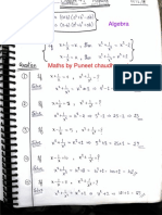 Algebra Notes by Puneet Sir