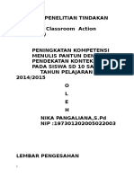 Penelitian Tindakan Kelas