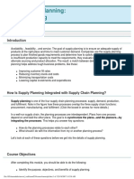 Supply Chain Planning-Supply Planning PDF