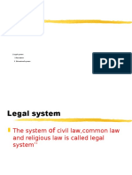 1 Legal System 2 Recreation 3 Educational System