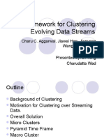 Framework for Clustering Evolving Data Streams