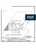 Floor plan layout for a house in Puduvayal - Aran