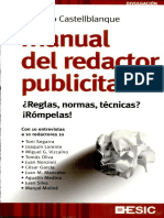 Mariano Castellblanque Manual Del Redactor Pulbicitario PDF
