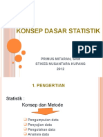 Konsep Dasar Statistik