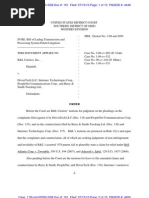 0161 Order on R+L Motion to Dismiss and Defendants' Motion for Leave to Amend