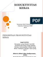 Produktivitas Kerja