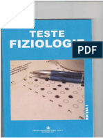 Teste Fiziologie 1