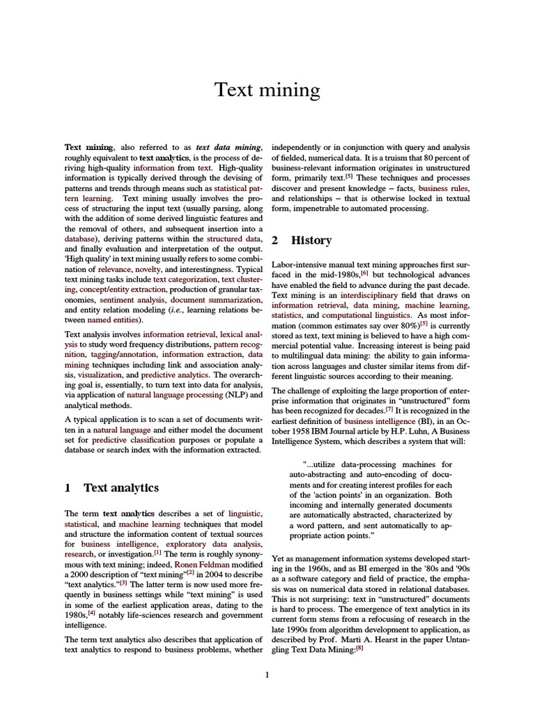 Text mining.pdf | Information Retrieval | Information Science