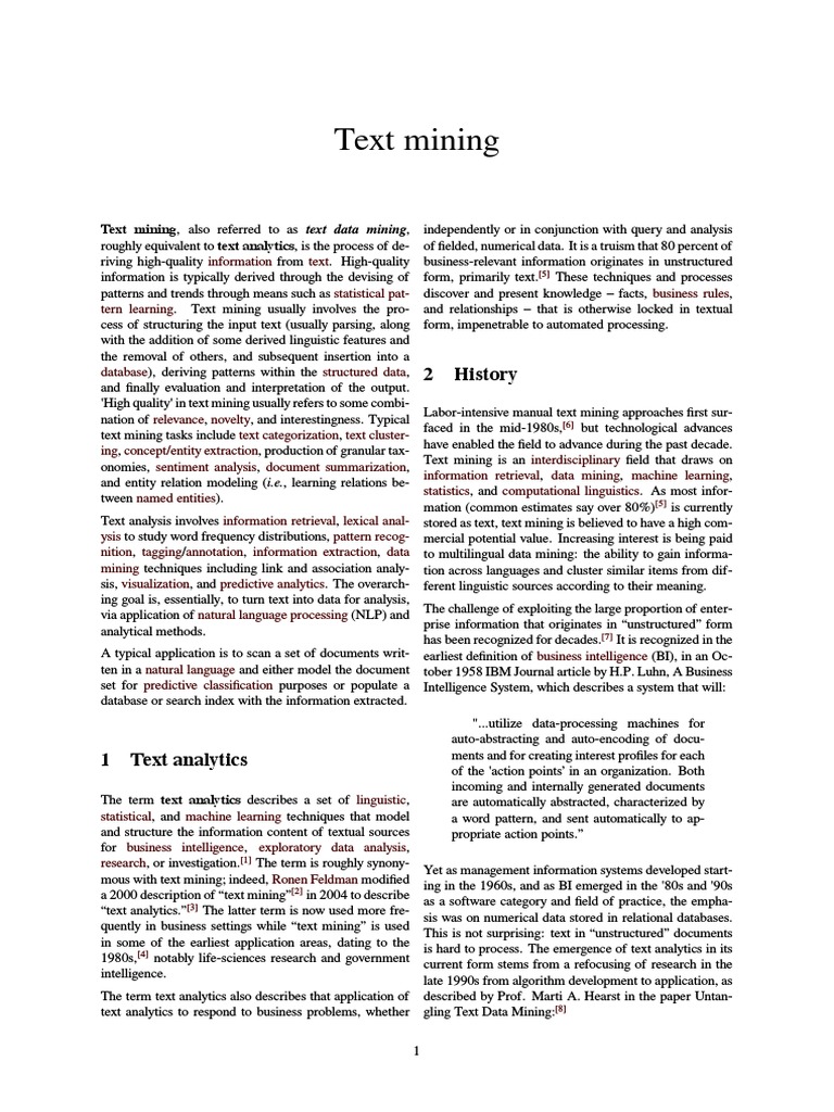text mining thesis paper