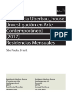 Uberbau House Residencias Mayo-septiembre 2017