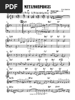 Metamorphosis Peter Bernstein Piano Pdf