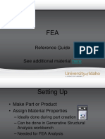 FEA Reference Guide