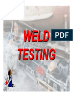 Testing of Welds