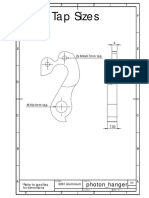 Photon Hanger Tap Sizes PDF