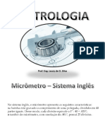 05 - Metrologia - Micrômetro - Sistema Inglês