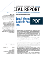 BOESTEN Jelke and FISHER Melissa Sexual Violence and Postconflict in Peru