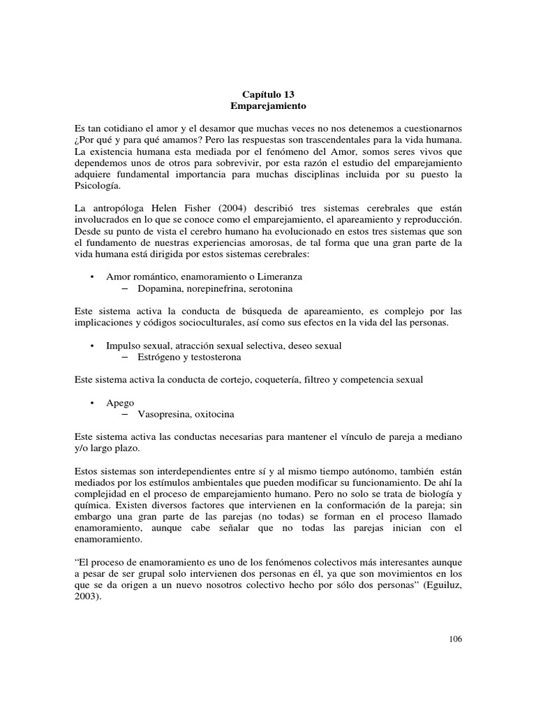13 Emparejamiento PDF | PDF | Amor | Comportamiento