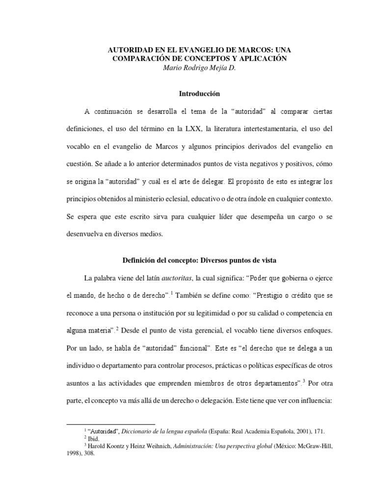 Autoridad en el evangelio de Marcos (Rodrigo Mejía).pdf ...