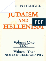 Hengel, Martin - Judaism and Hellenism. Studies in Their Encounter in Palestine During The Early Hellenistic Period (Vols. 1 & 2), Fortress Press (1981) PDF