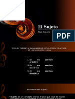 El Sujeto