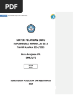 Download Buku Modul Pelatihan Implementasi Kurikulum 2013 Mata Pelajaran IPA SMP by Ade Sazaliana SN350211117 doc pdf
