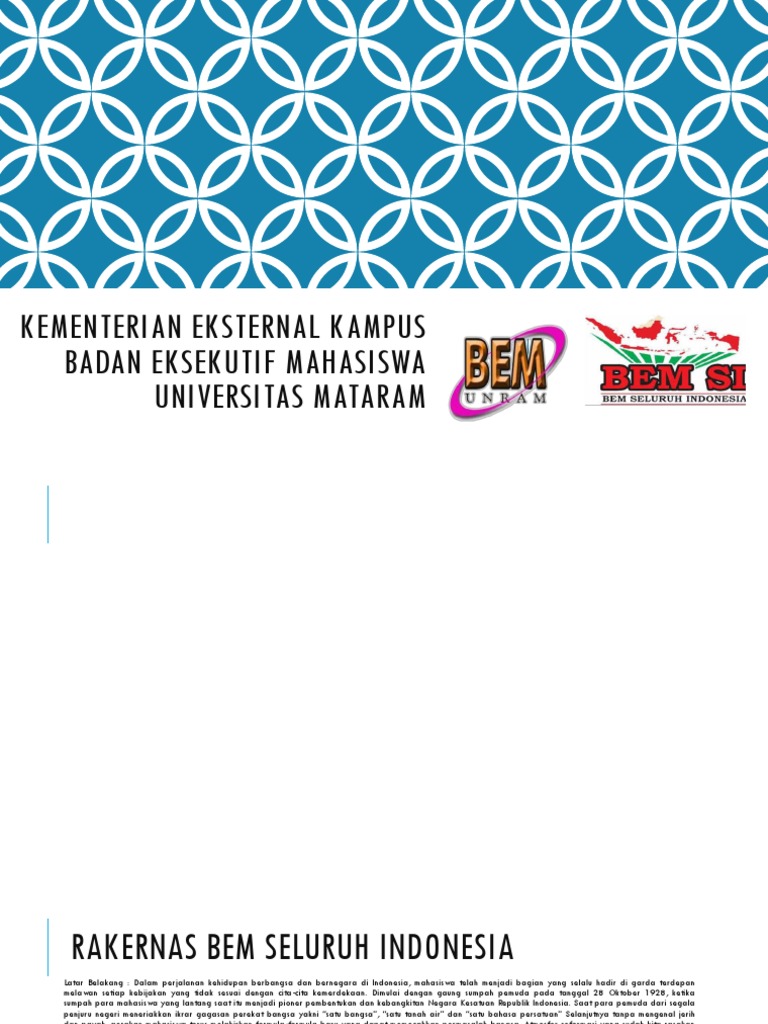 Konsolidasi BEM Seluruh Indonesia 2016 | PDF