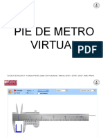 Pie de Metro Virtual